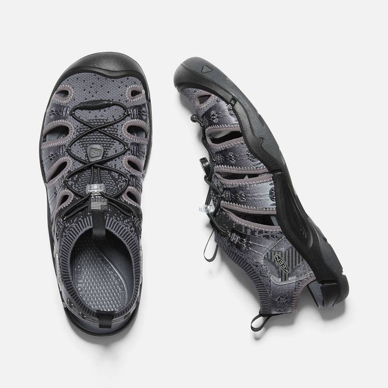 Keen EVOFIT One Trekkingsandalen Herren DE-65134 Heathered Black/Magnet - Keen Herrenschuhe Schwarz